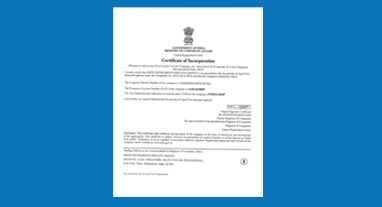 Certificate of Incorporation